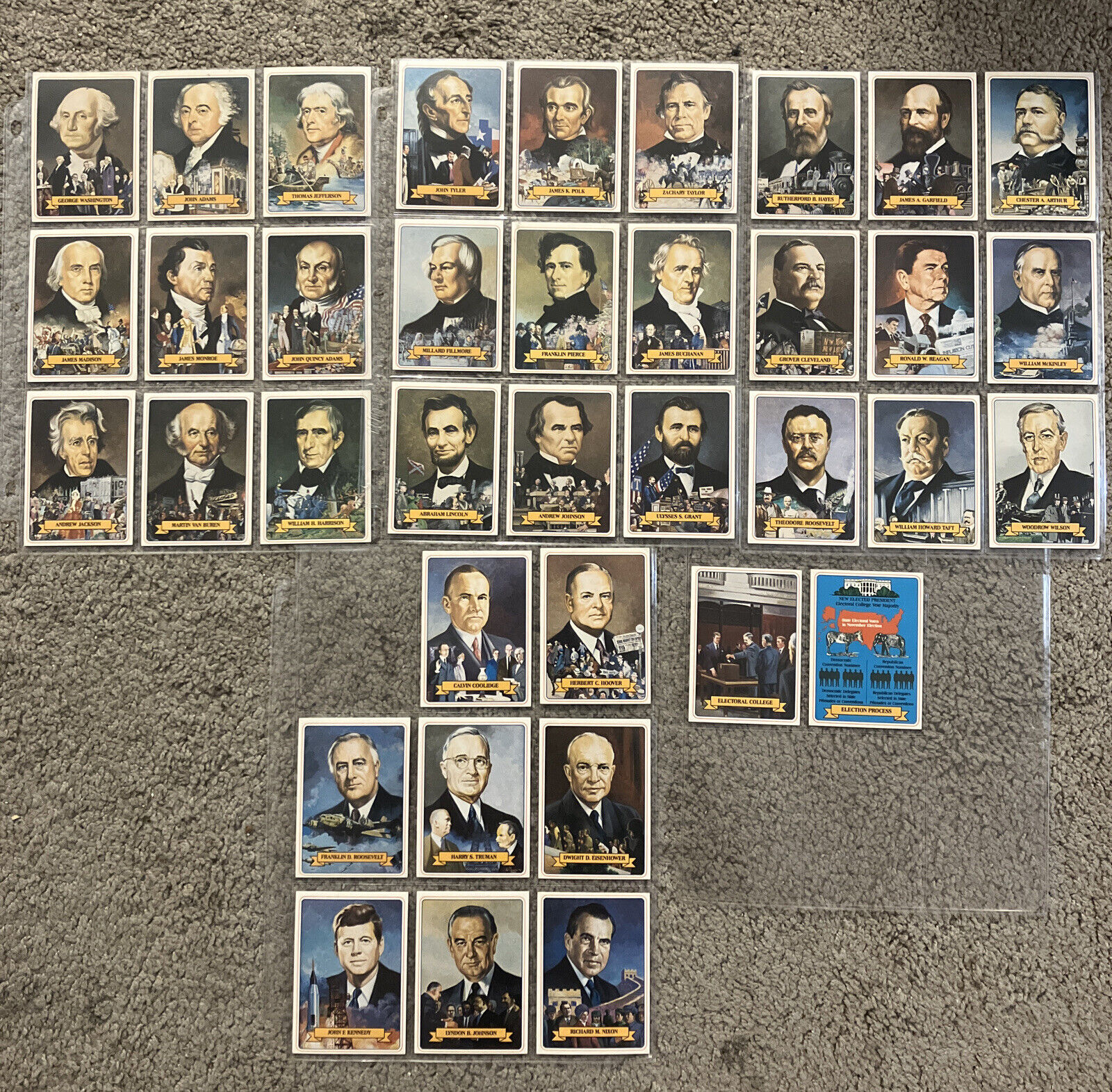 Presidential Collection Vintage 1984 © Campbell Taggart, Inc. 37 Total Card Lot