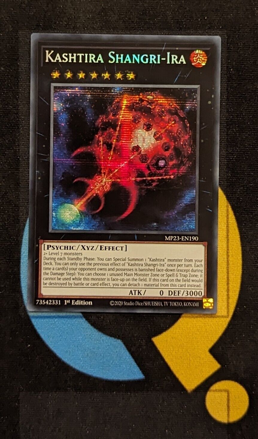 MP23-EN190 Kashtira Shangri-Ira Prismatic Secret Rare 1st Edition YuGiOh Card