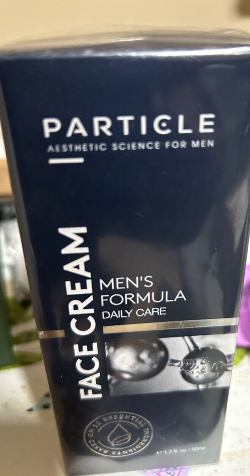 Particle Face Cream Men's Formula Daily Care 1.7 oz / 50 ml - New / Sealed