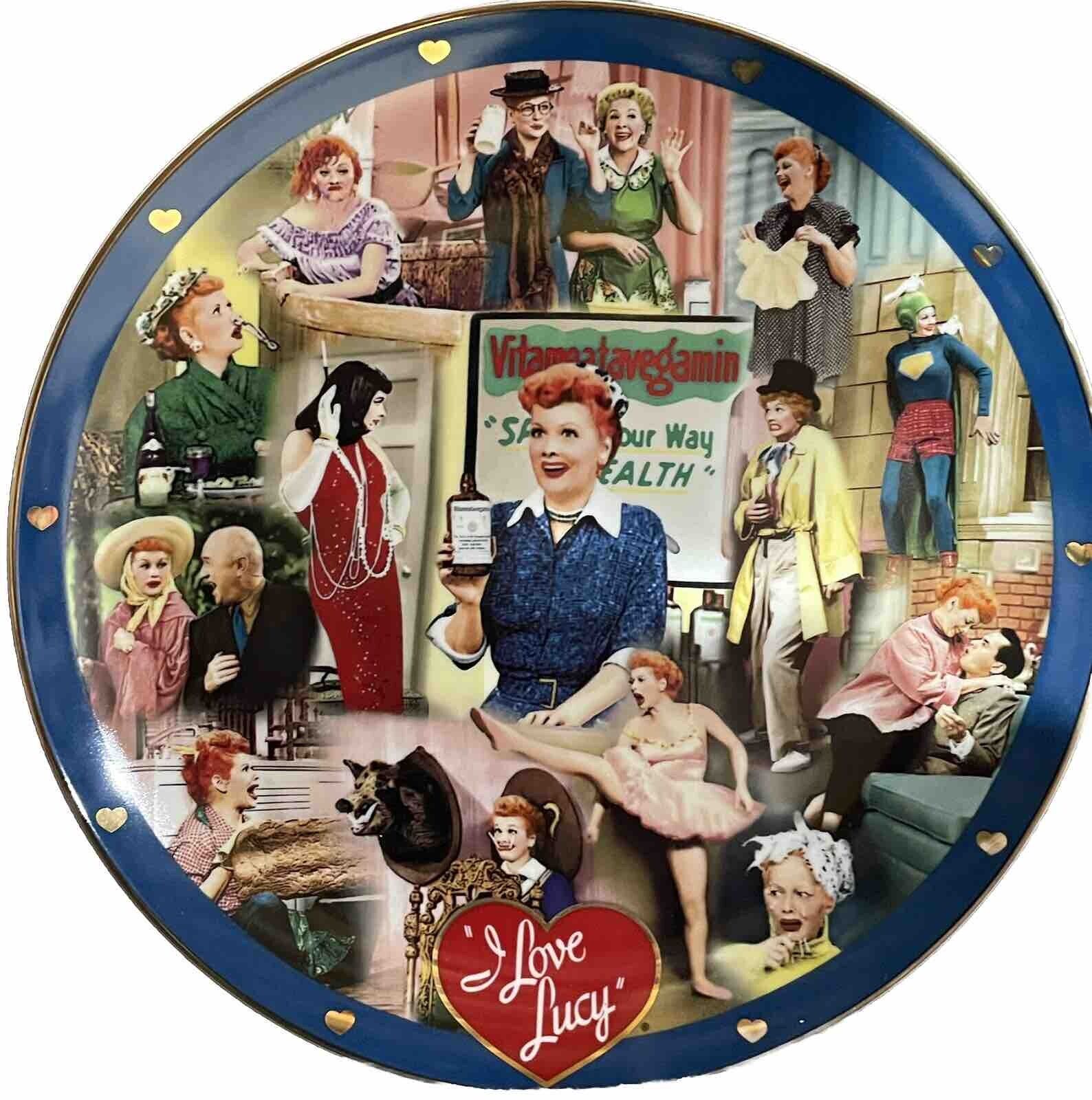 I Love Lucy Danbury Mint Test Market Plate COA, Box & Stand Included  Year 2003