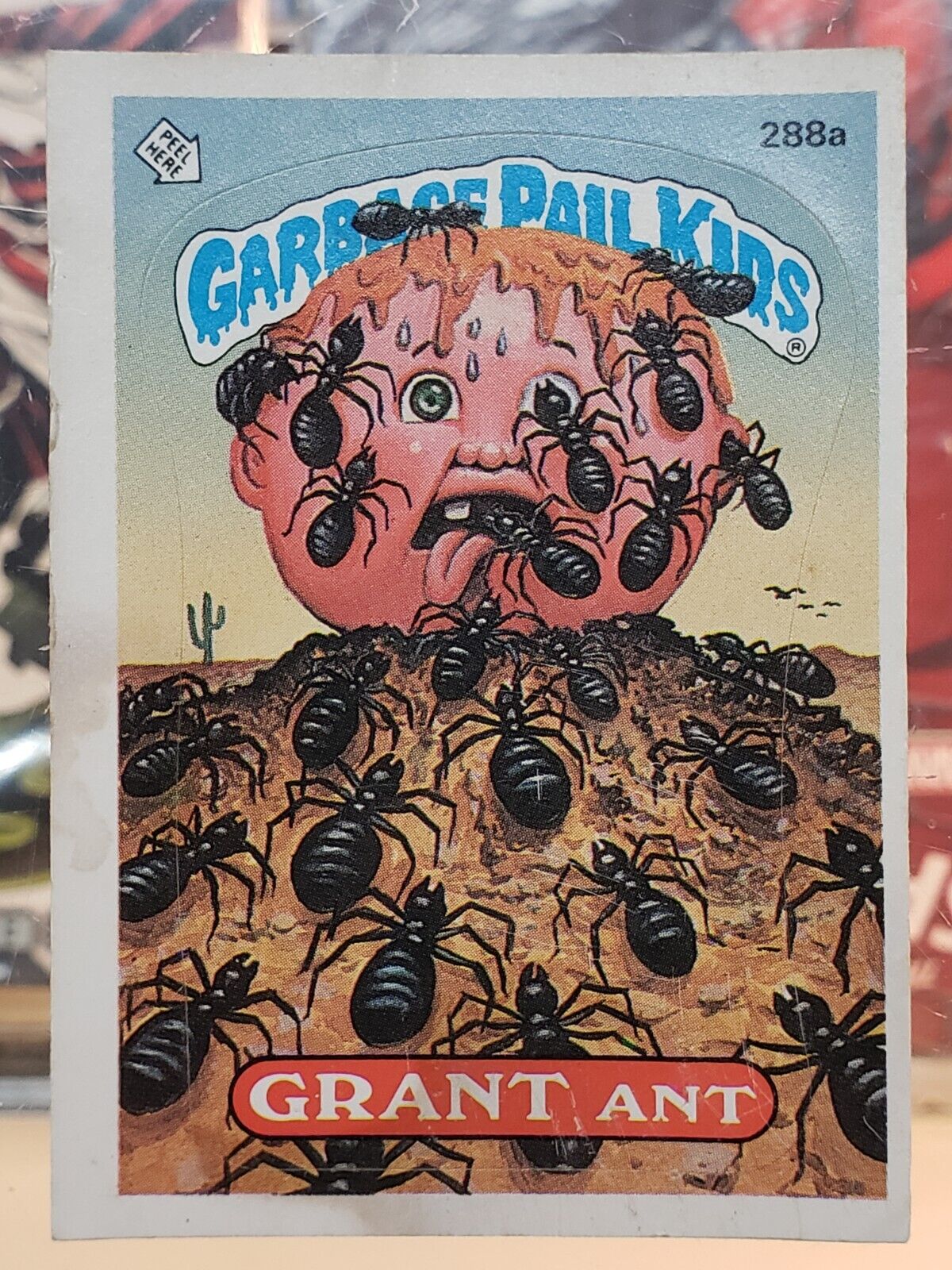 Topps Original Garbage Pail Kids 288a GRANT ANT. GpK card, VG Off center