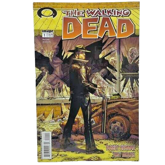 The Walking Dead #1 White Pages Image Comics 2003 Rick Grimes