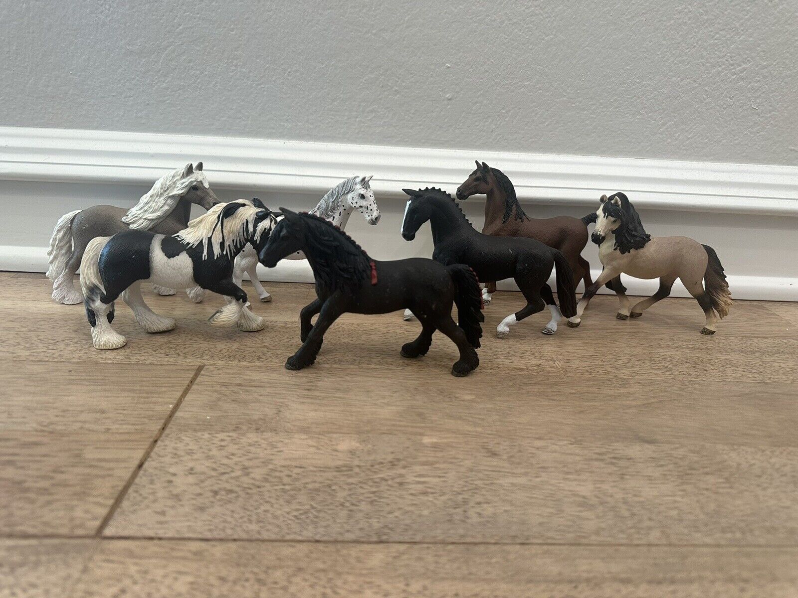 Lot Of 7 Schleich Horses