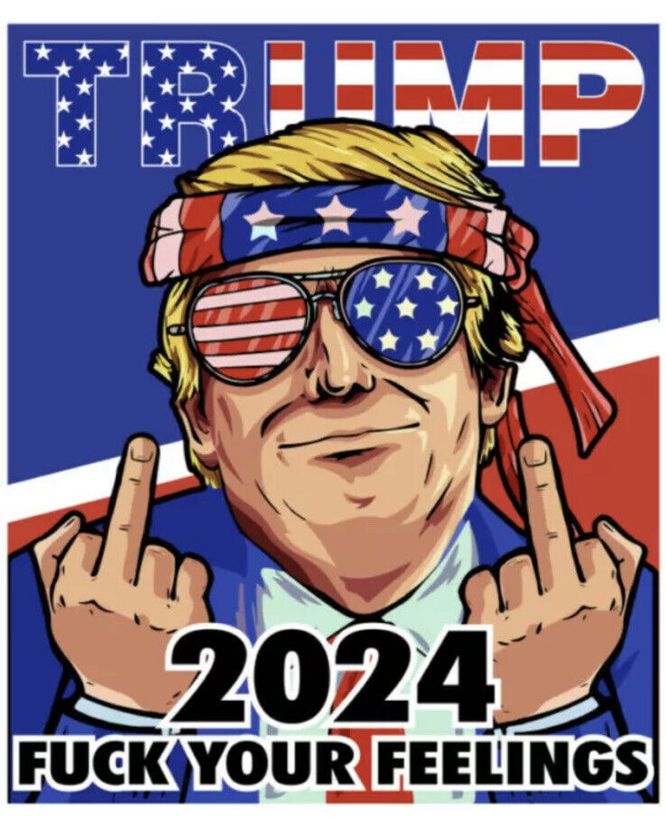 Trump  4x5 Inch Sticker Decal 2024