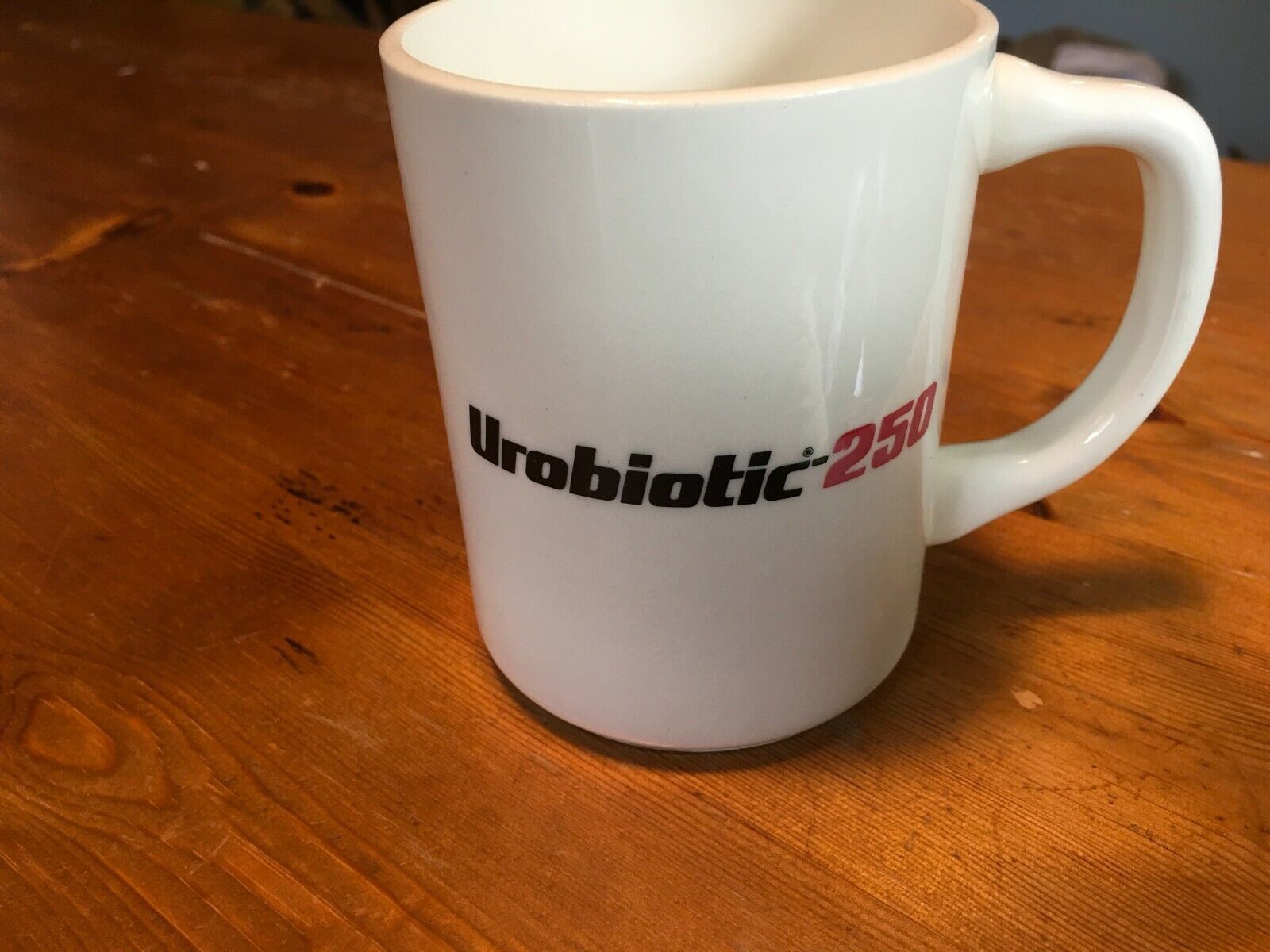 VTG UROBIOTIC 250 Antibiotic Drug Coffee Mug Cup Tea UTI USA