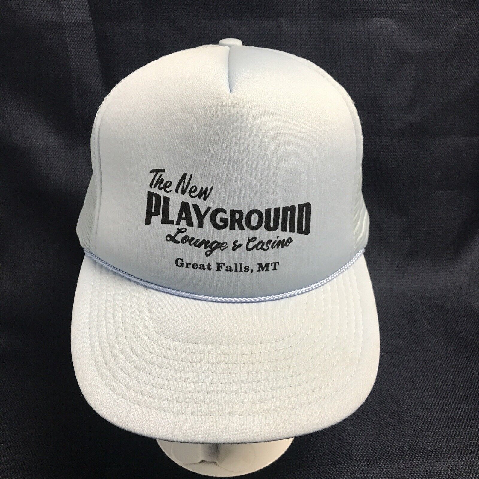 Vintage Mesh Trucker hat cap The New  Playground lounge, bar, Great Falls MT￼