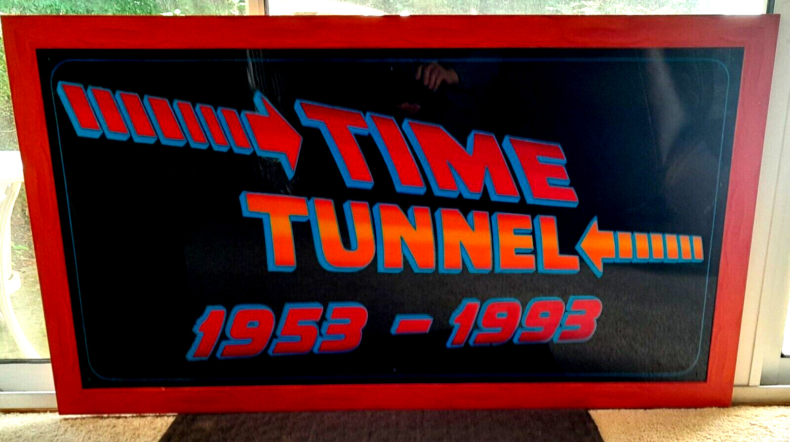sign TIME TUNNEL 1953-1993 ORIGINAL 