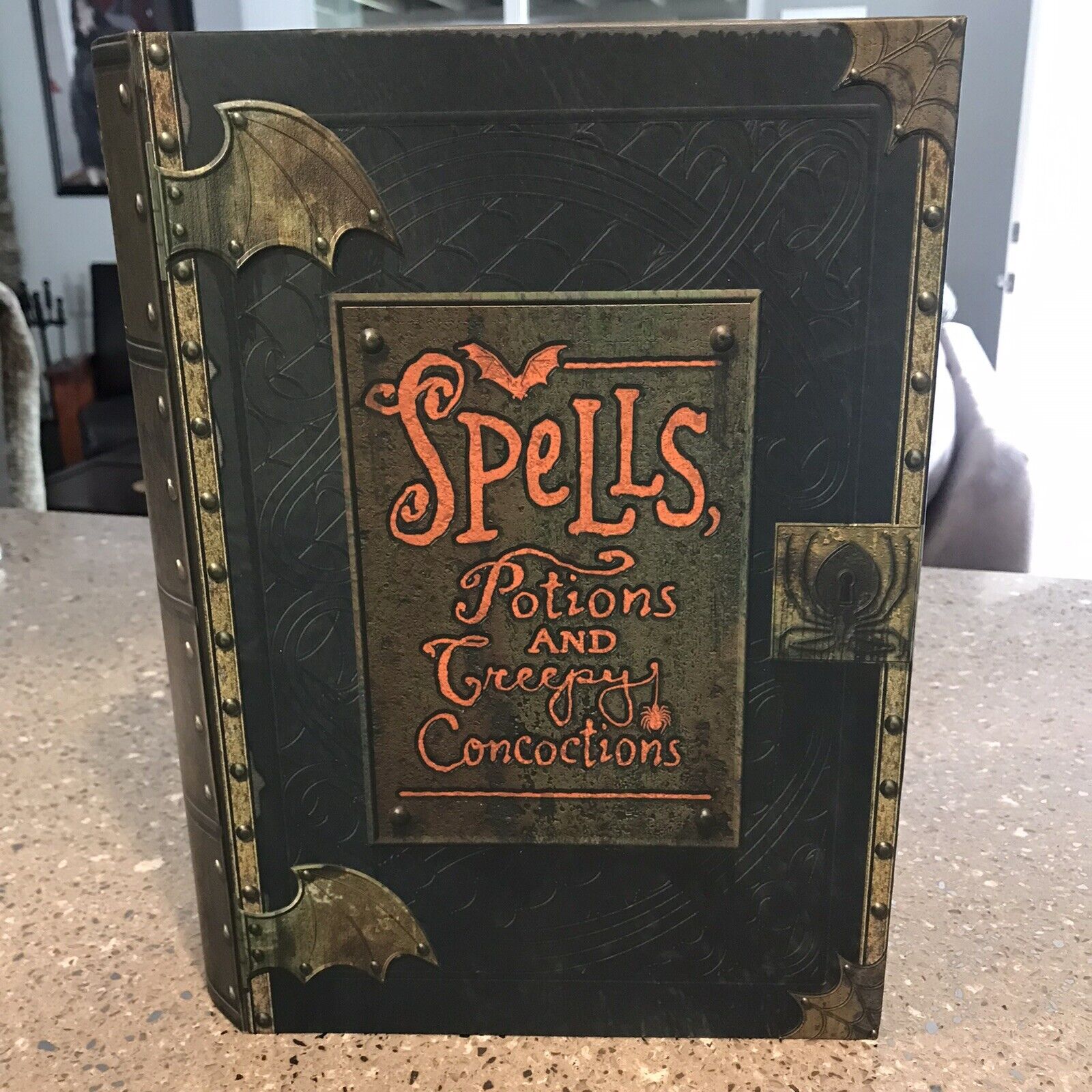 Hallmark Spells, Potions & Creepy Concoctions Box Book 13”x10”x 3.5” Halloween