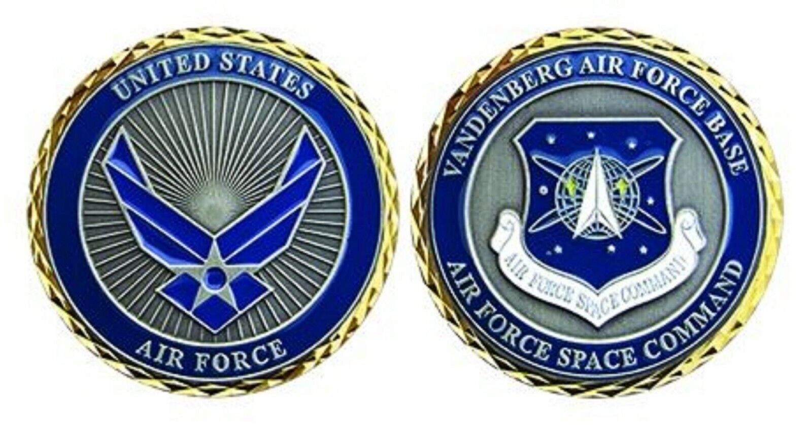 VANDENBERG AIR FORCE BASE SPACE COMMAND 1.75\