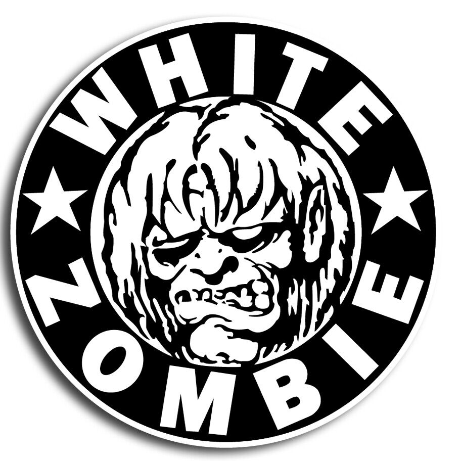 White Zombie Band Main Logo  Logo Sticker / Vinyl Decal  | 10 Sizes TRACKING