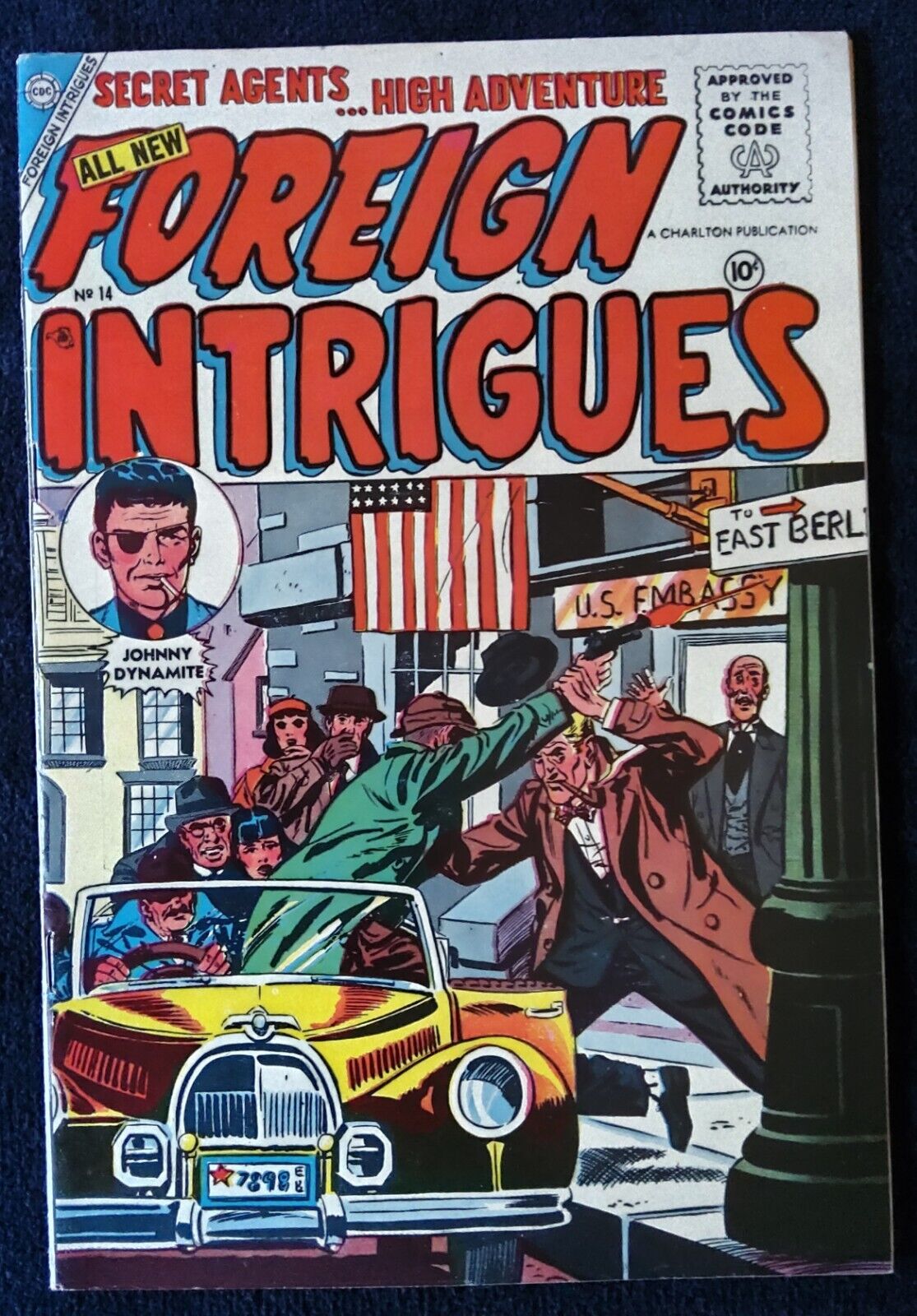 FOREIGN INTRIGUES #14 (1956) SCARCE 