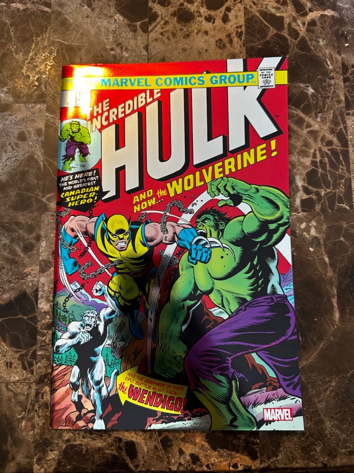 MARVEL COMICS HULK #181 Facsimile FOIL COVER 1st Appearance Of Wolverine