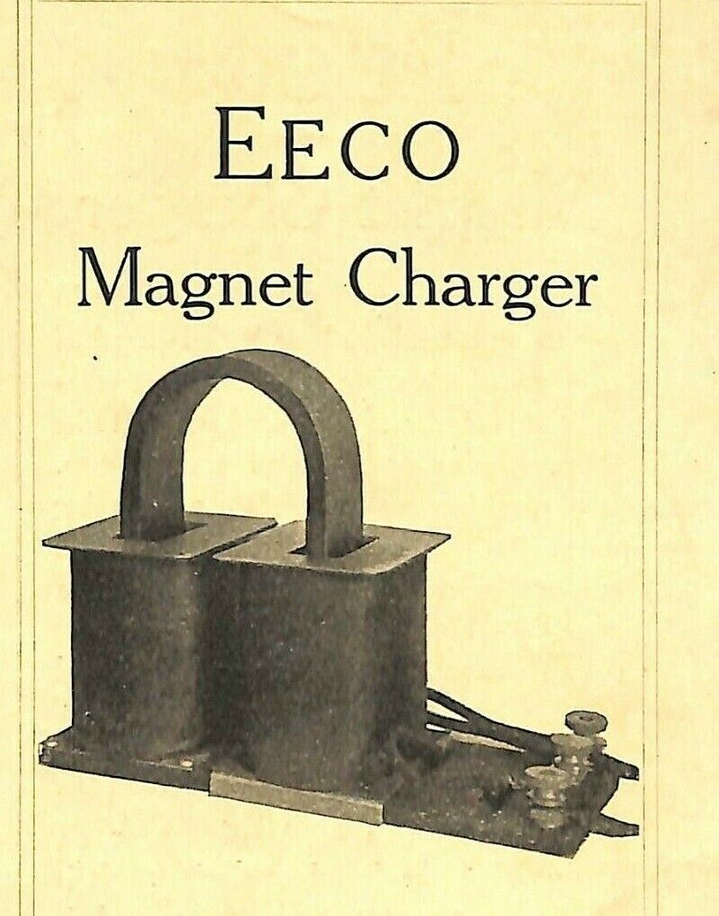 EECO Magnet Charger Electric Equipment Co Los Angeles CA Vintage Brochure