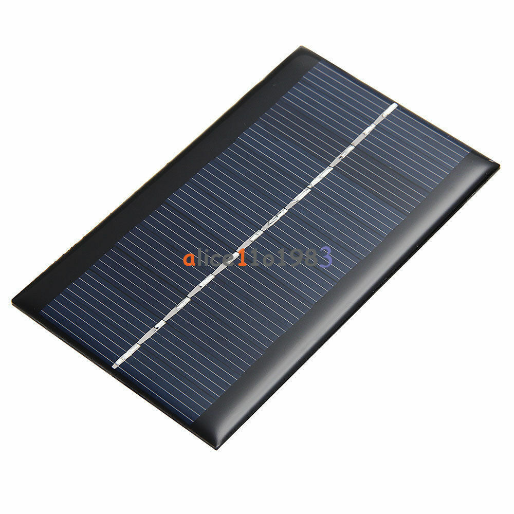 0.5V/6V 0.6W/1W 100mA Epoxy Solar Panel Module Cell Photovoltaic Battery Charger