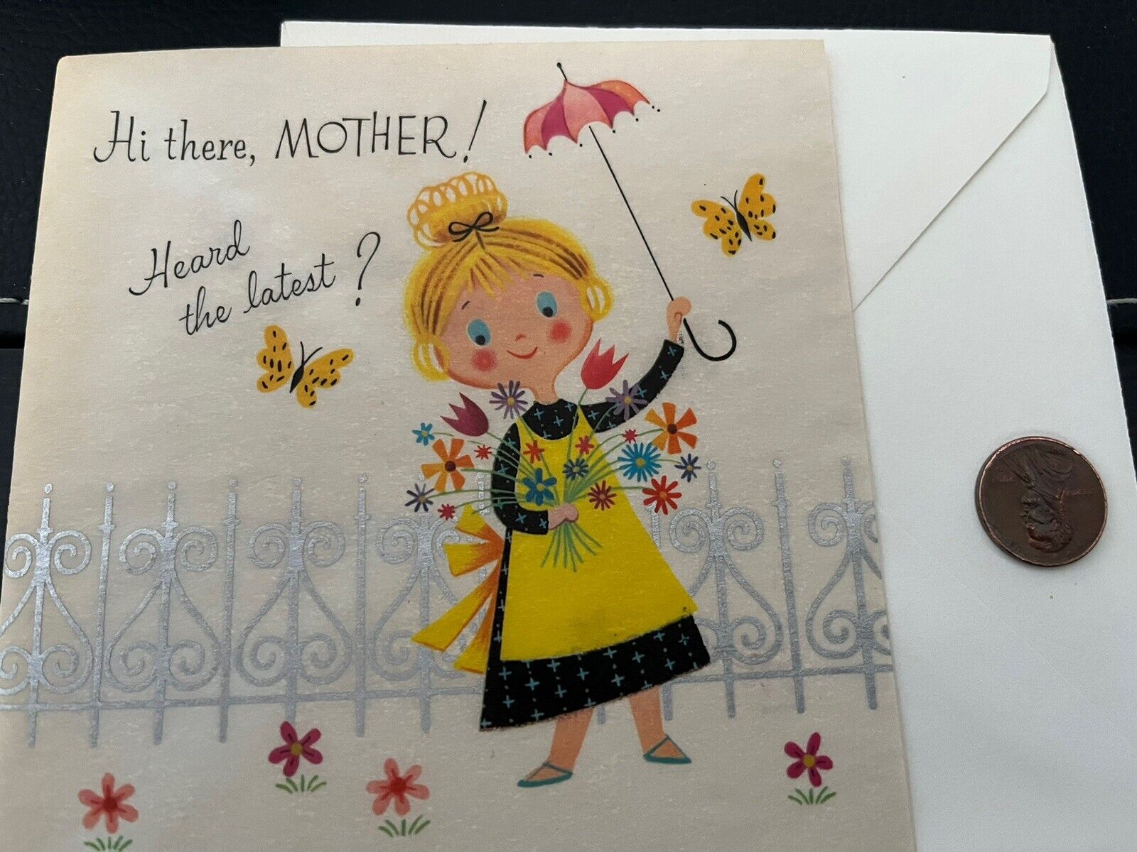 Rust Craft  Vintage Mothers Day Greeting Card Unused In Mint Condition For Age