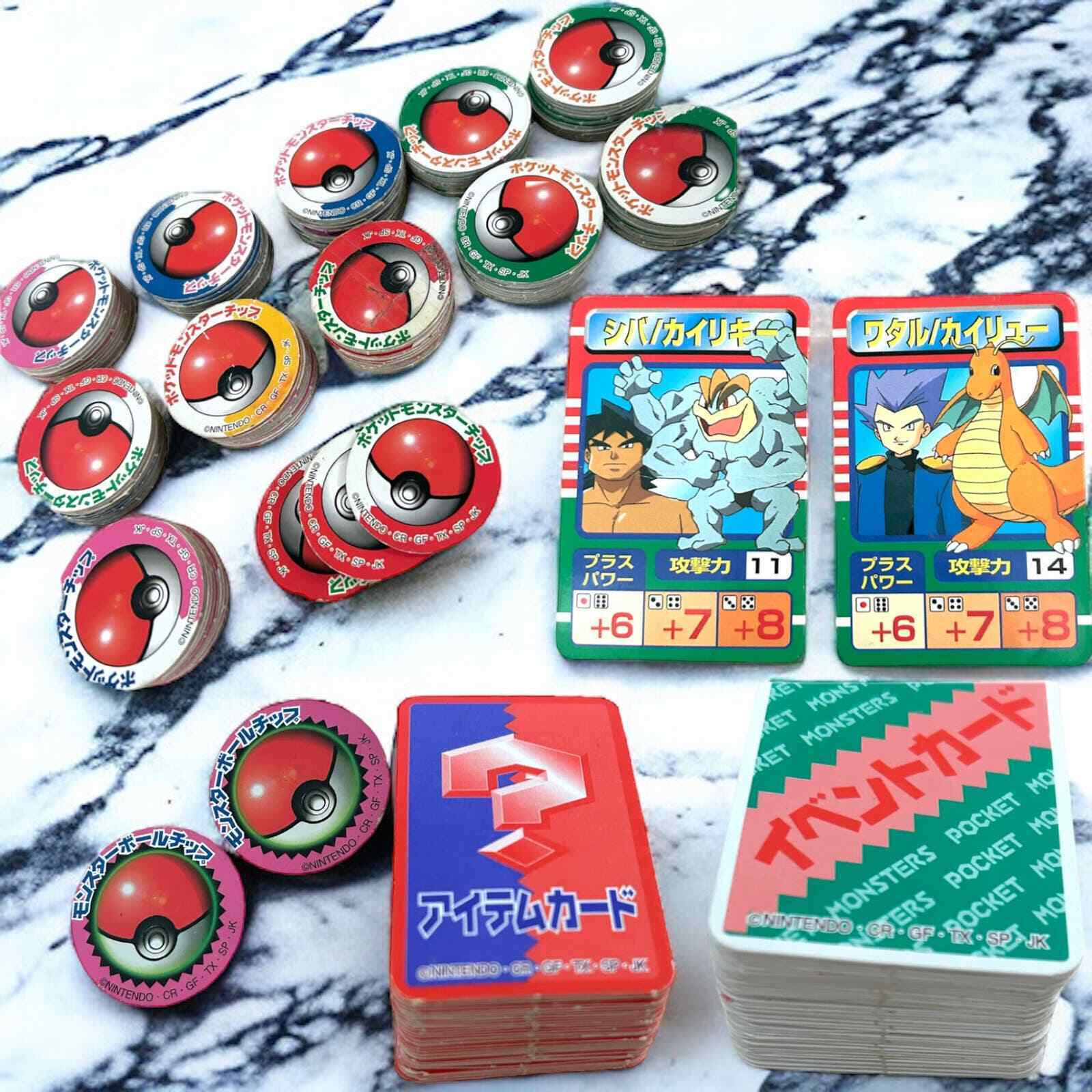 Pokemon Pocket Monsters Board Game Pieces TOMY TAKARA JAPAN 1997 RELEASE RARE