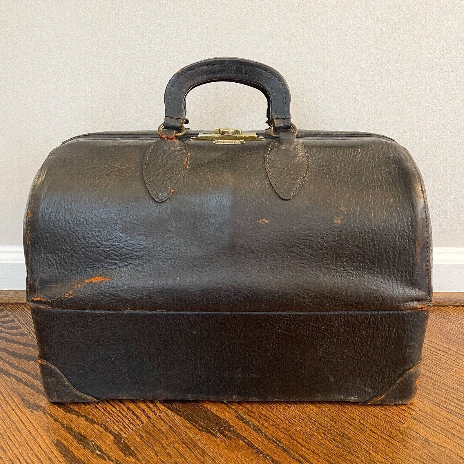 Antique 1940s Emdee by Schell Apothecary Traveling Doctor Medical Carrying Case