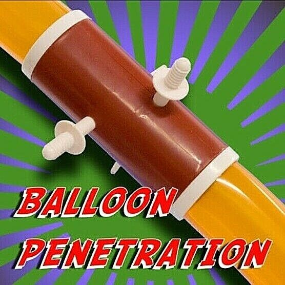 TENYO SIMILAR SPIKES THRU BALLOON PENETRATION ILLUSION MAGIC TRICK+PUMP BALLOONS