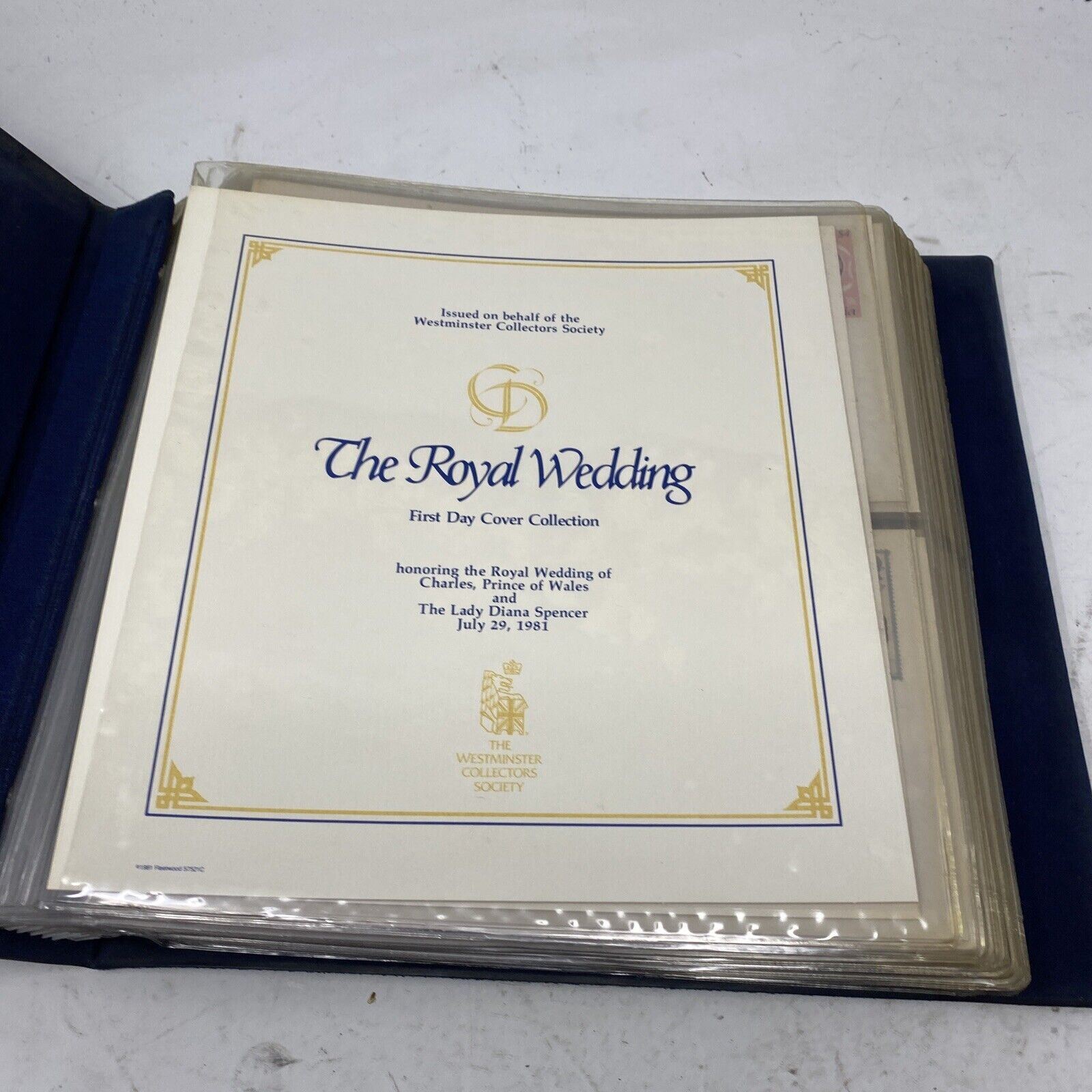 1981 The Royal Wedding First Dave Cover Collection (Westminster) in Album 