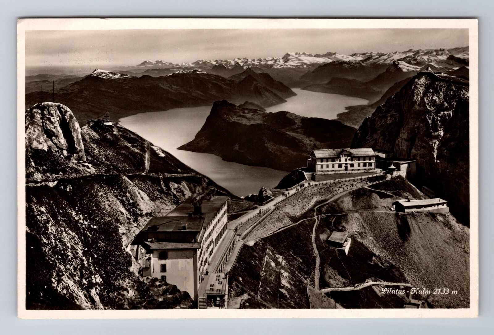 RPPC-Switzerland, Pilatus-Kulm, Antique, Vintage Postcard