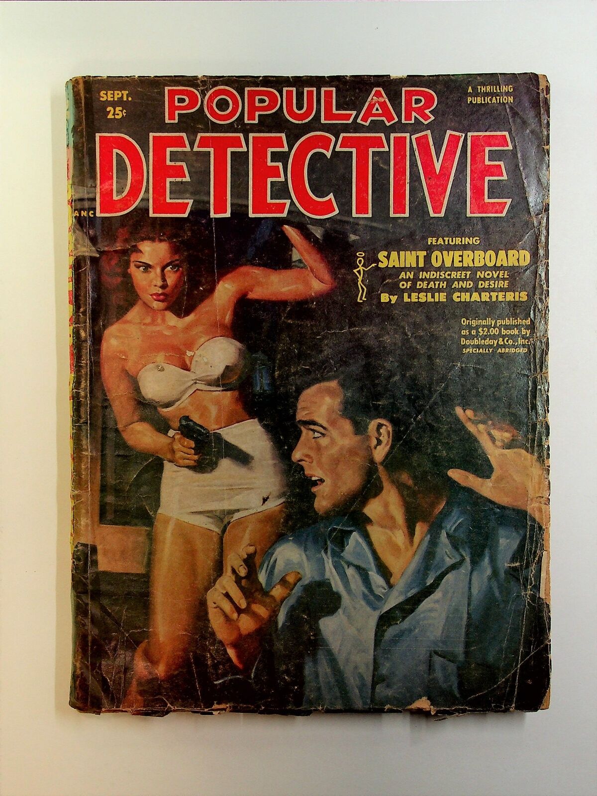 Popular Detective Pulp Sep 1951 Vol. 41 #2 GD Low Grade
