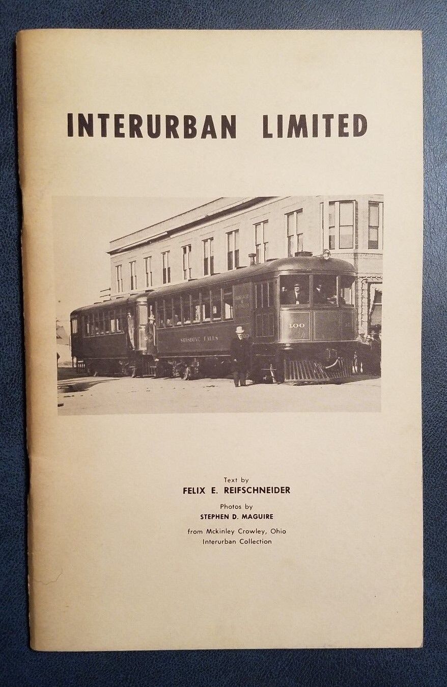 1950s Interurban Limited Book Railway Lines Decline RR Trains Subway Illustrated