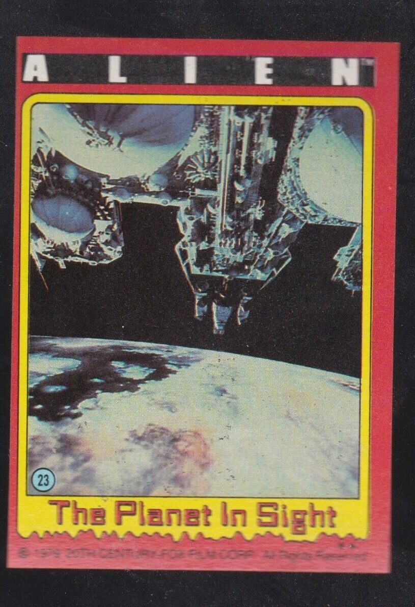 1979 Topps Alien The PLANET IN SIGHT #23 Pack Fresh