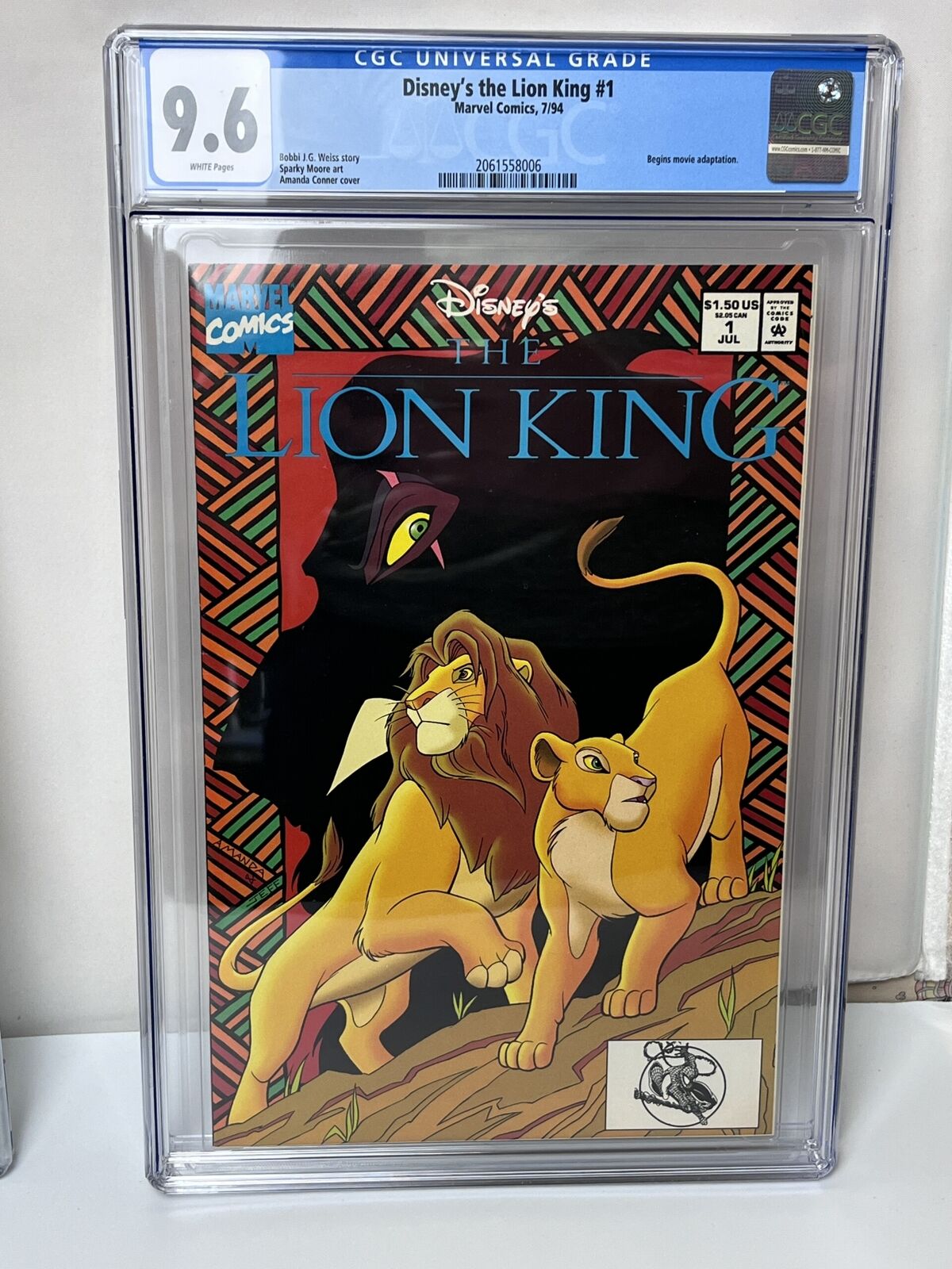 Disney's The Lion King #1 CGC 9.6 (1994)
