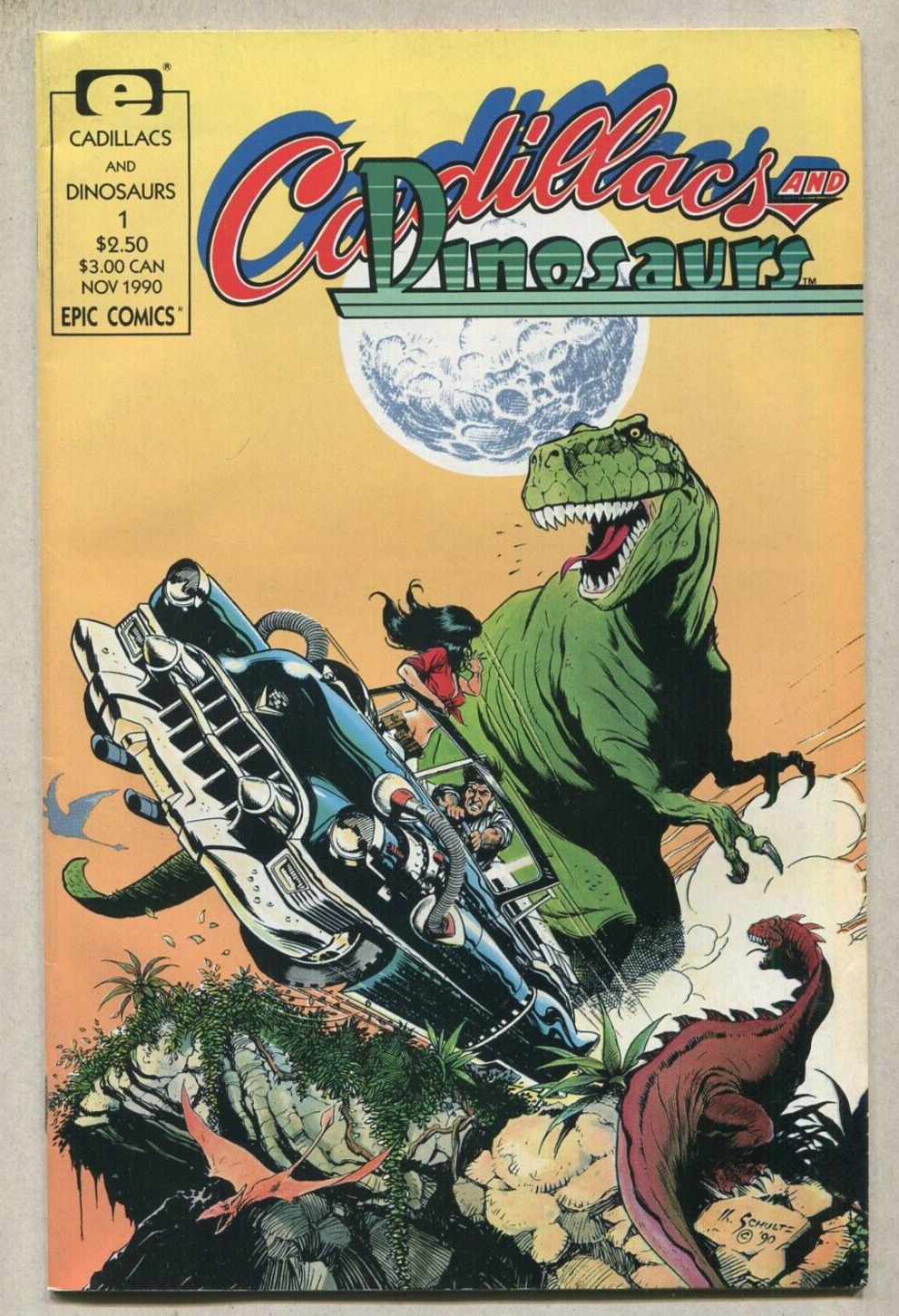Cadillacs And Dinosaurs  Set 1-5 VF-   1990  Epic Comics CBX1F