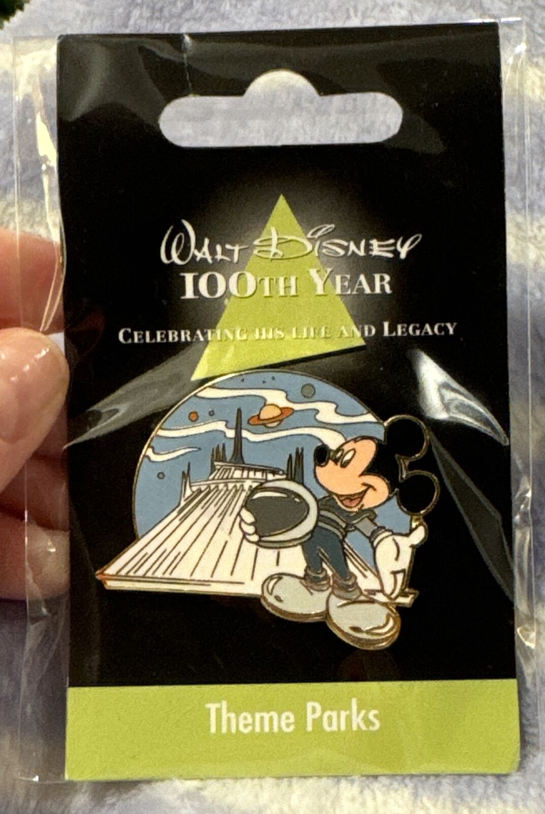 Disney Trading Pins 5193 JDS - Space Mountain - Theme Parks - Walt Disney 100th 