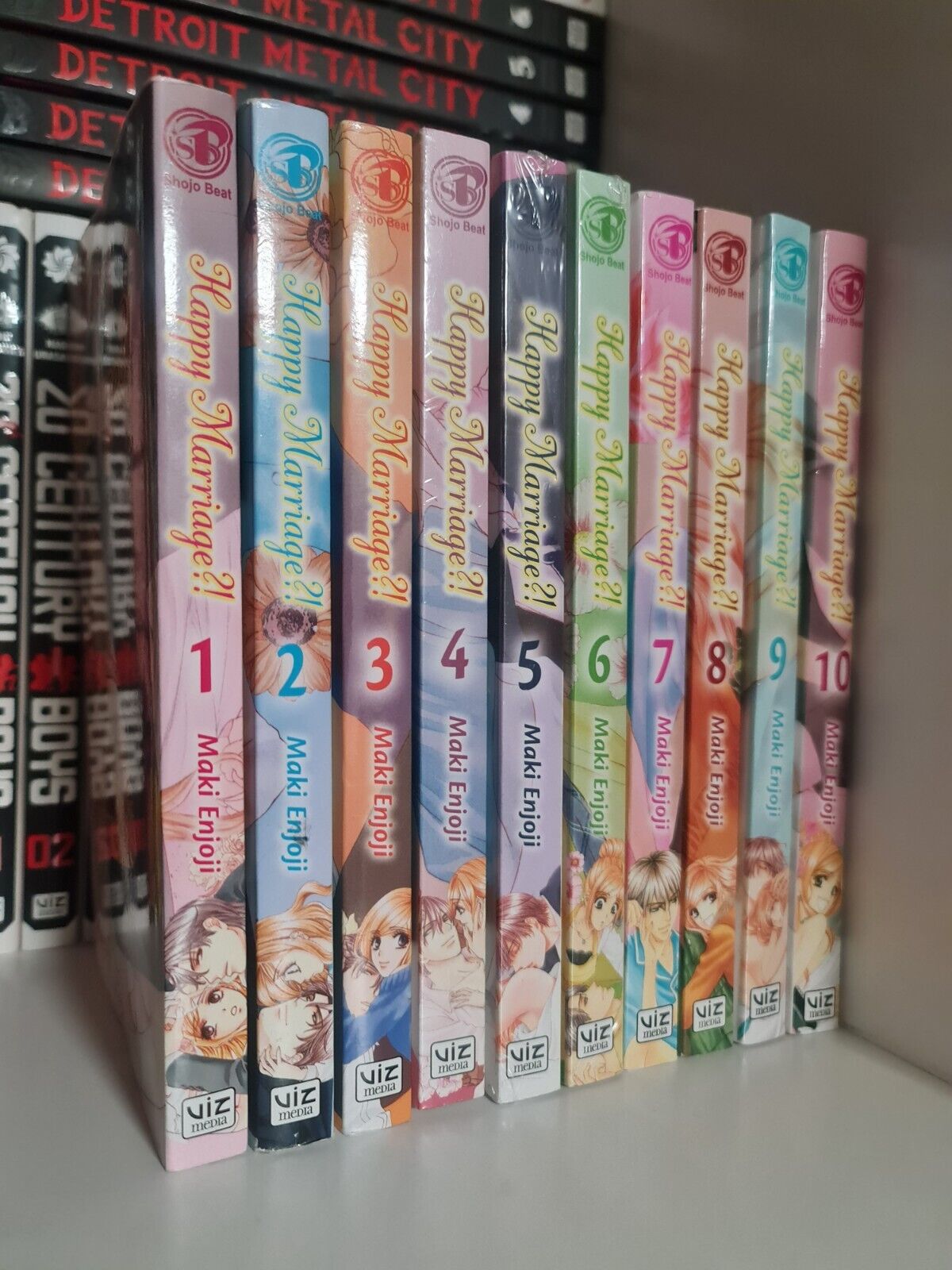 Happy Marriage Complete English Manga Set Series Volumes 1-10 Maki Enjoji 