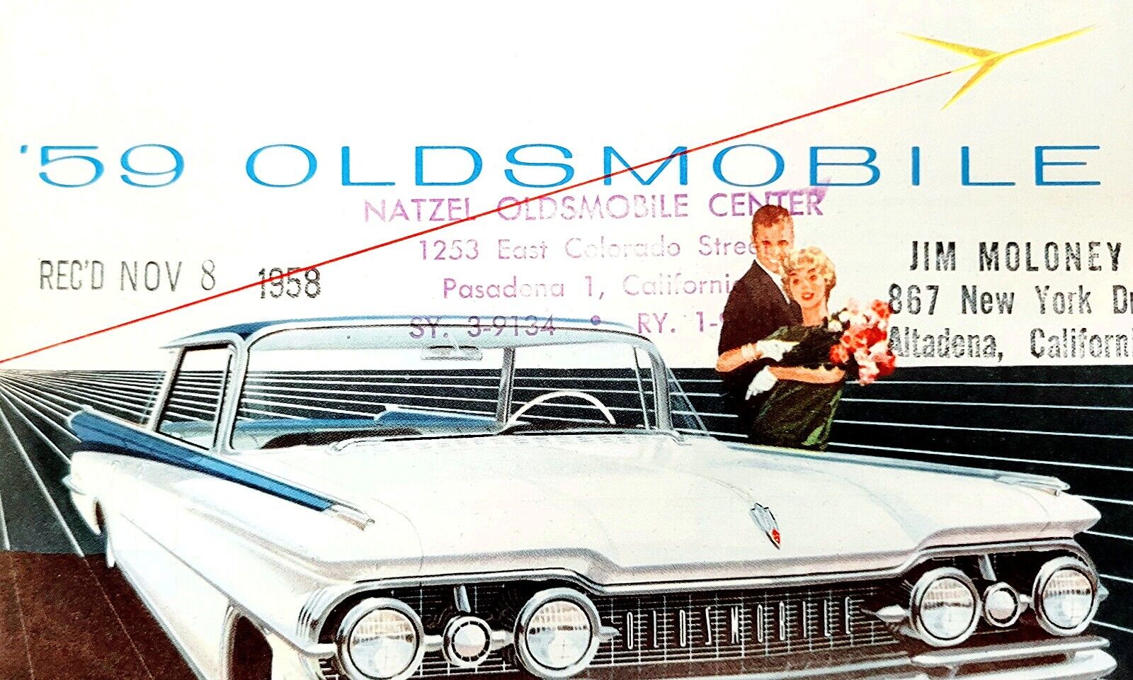 1959 Oldsmobile COLOR Brochure  ALL Models - Very Nice - Excellent