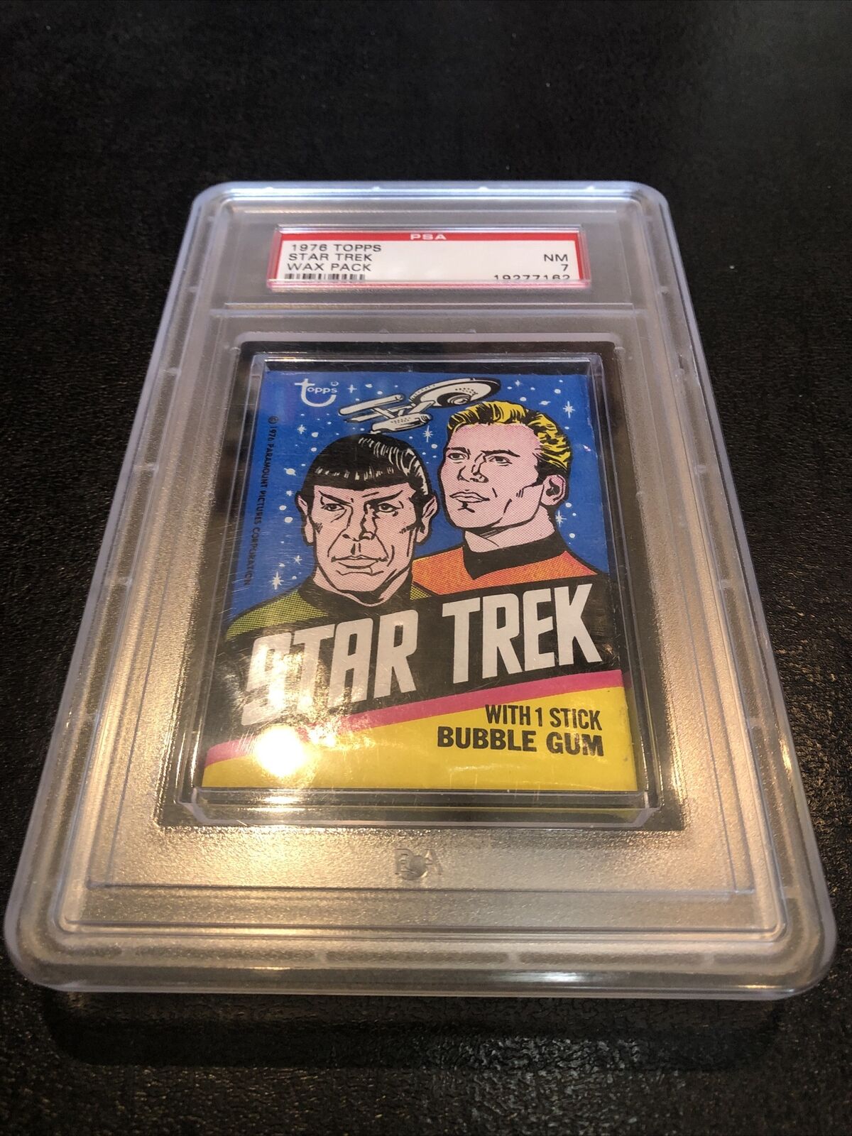 1976 Topps Star Trek Sealed Unopened Wax Pack PSA 7 NM Near Mint