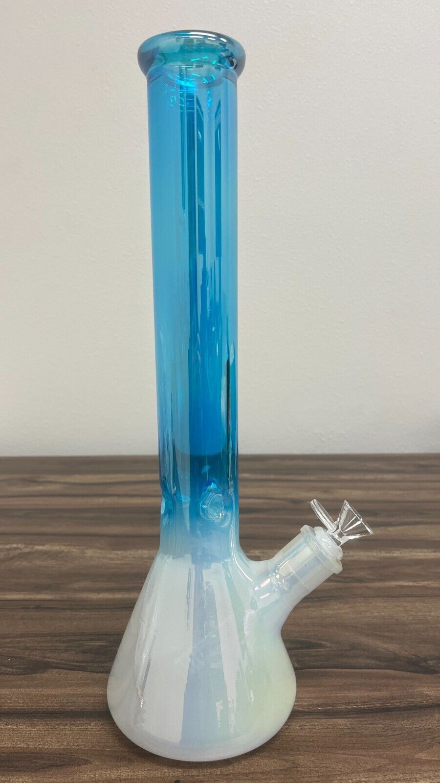 16'' Heavy 7mm Thick Glass Bong Water Pipe Hookah with Bowl