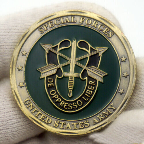 America Military Army Green Beret Special Forces Challenge Coins Collectible