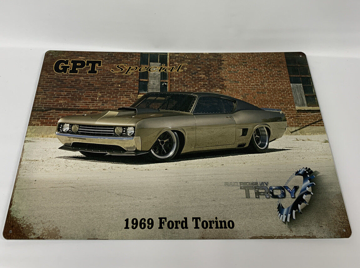GPT Special 1969 Ford Torino Rad Rads By Troy Sign By Reedyville Goods Rare
