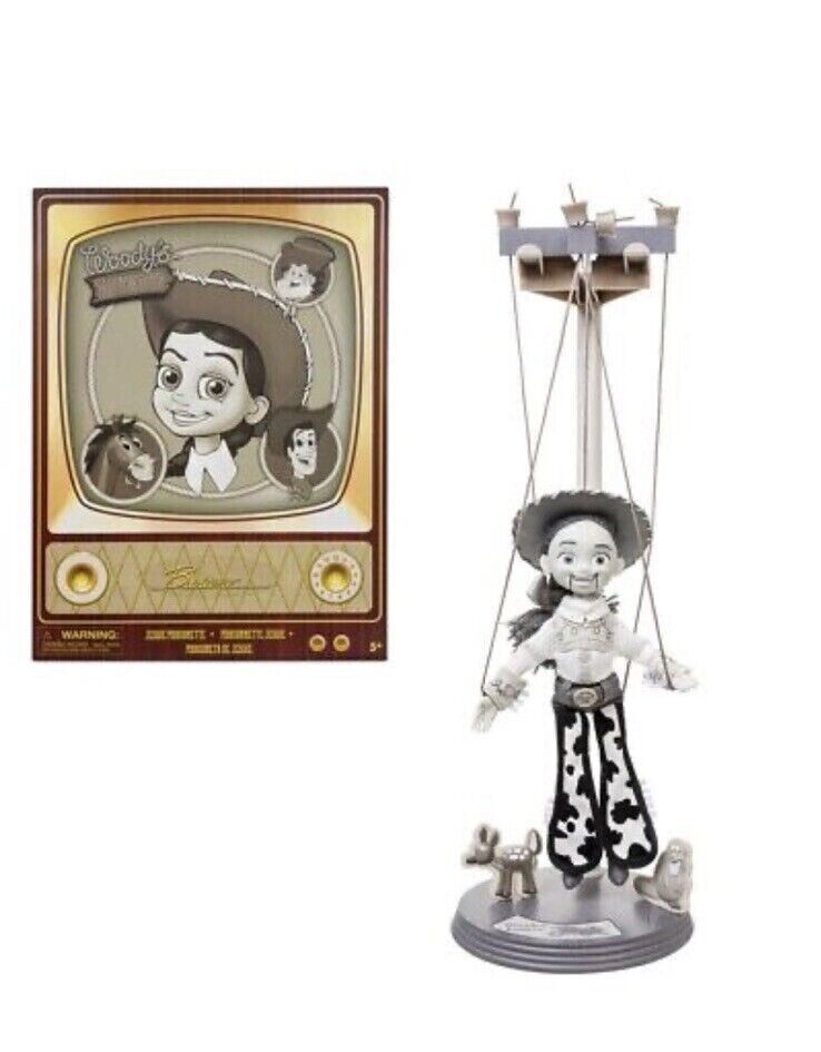 Disney & Pixar Toy Story Jessie The Cowgirl Marionette Black & White Figure NIB