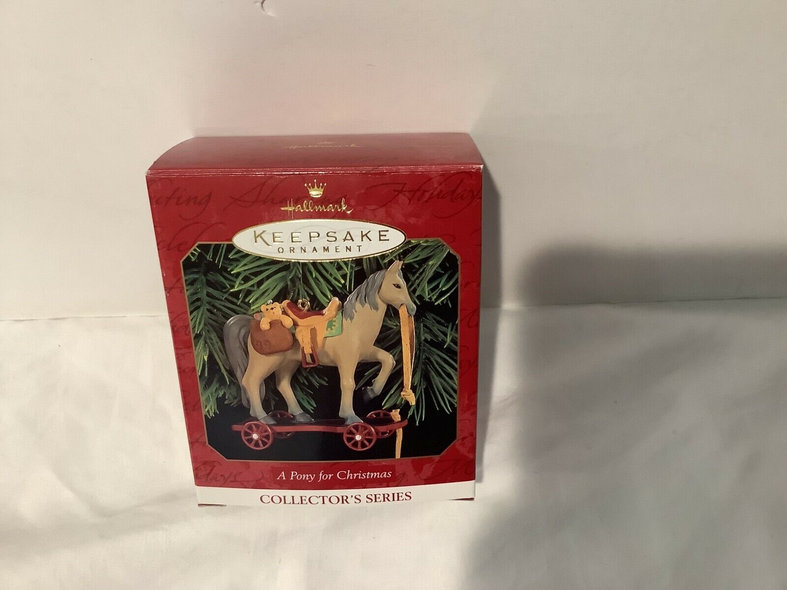 1999 Hallmark Keepsake Ornament A Pony For Christmas 