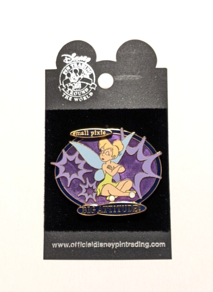 Disneyland Tink Tuesdays - Tinker bell small pixie Big Attitude Pin 2003 Disney
