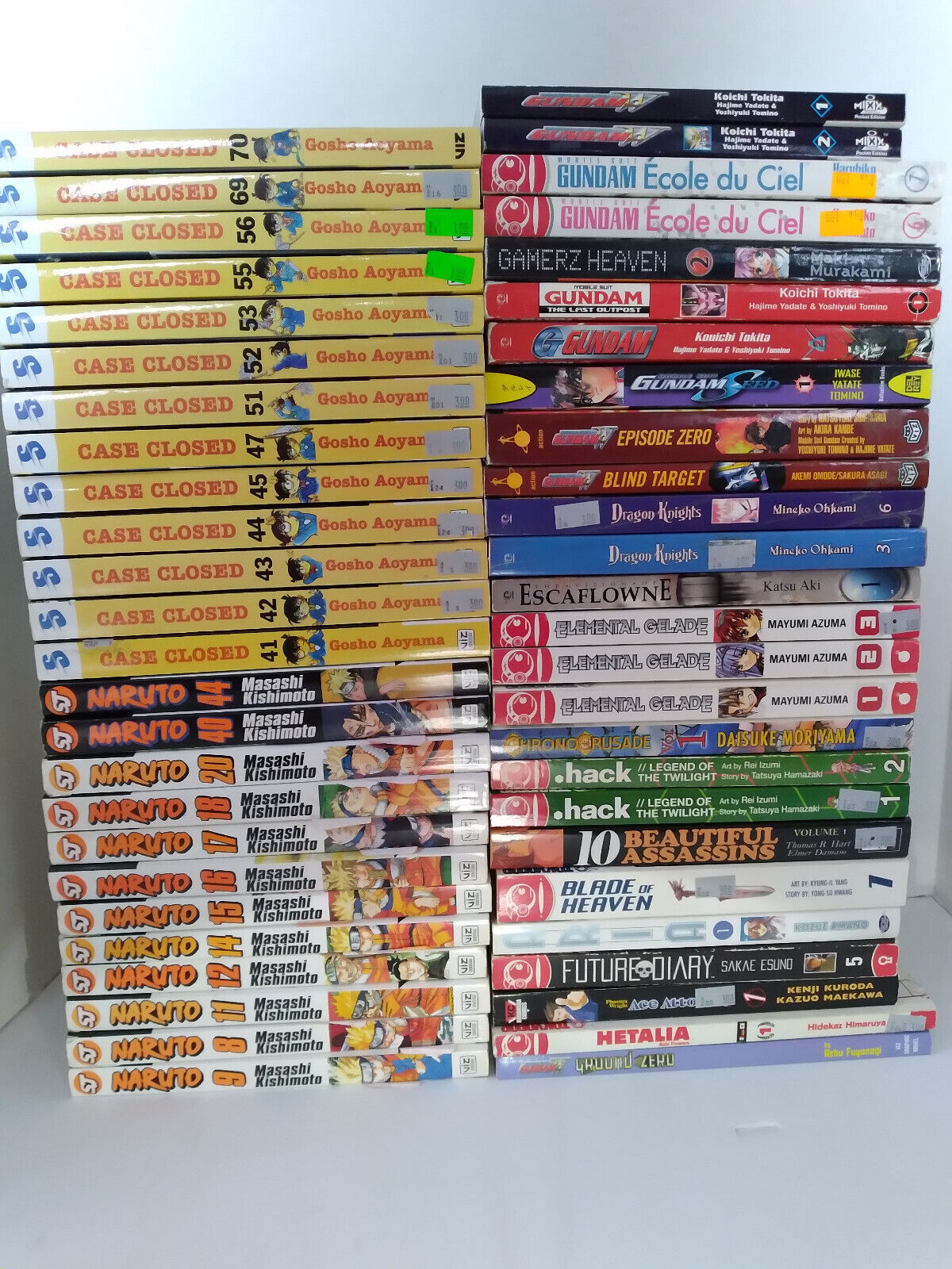 Manga Assorted Lot Mixed English Shonen Jump ($8.99ea) Gundam Naruto Case Closed