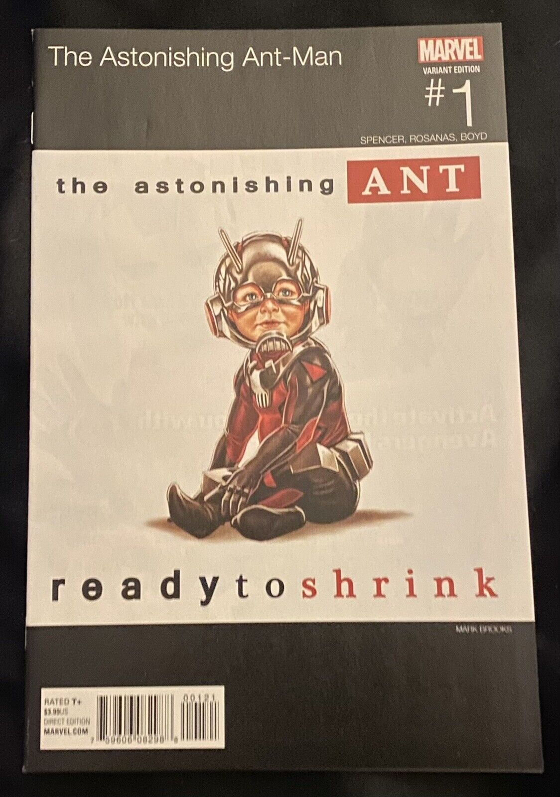 ASTONISHING ANT-MAN 1 NM 9.4 HIP-HOP VARIANT COVER BY MARK BROOKS  NOTORIOUS BIG