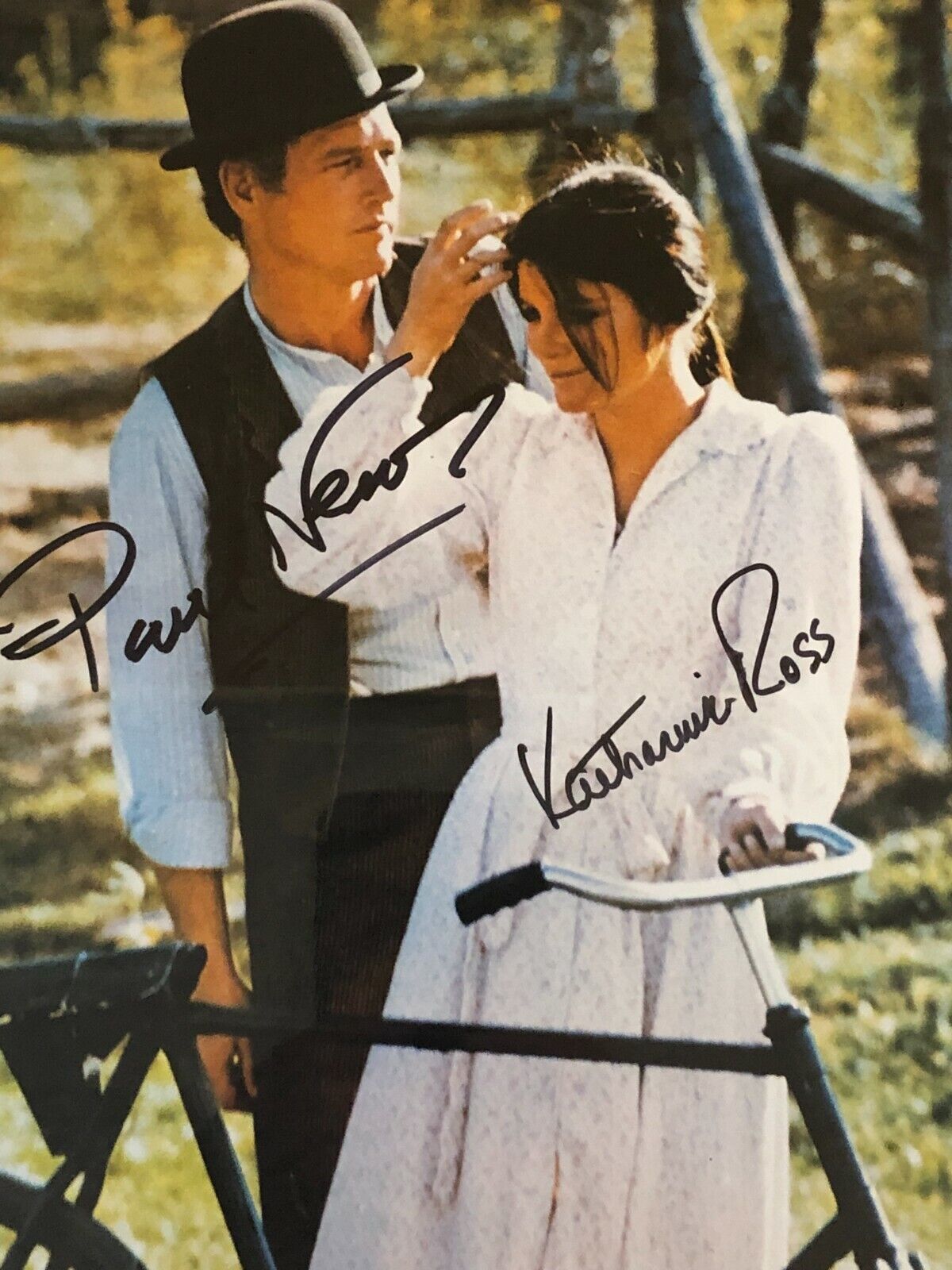Paul Newman & Katherine Ross Autographed Signed BUTCH CASSIDY & THE SUNDANCE KID