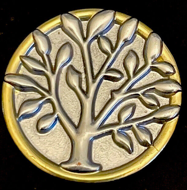 Vintage Catholic Tree Of Life From Small Beginnings Come Great Things Token