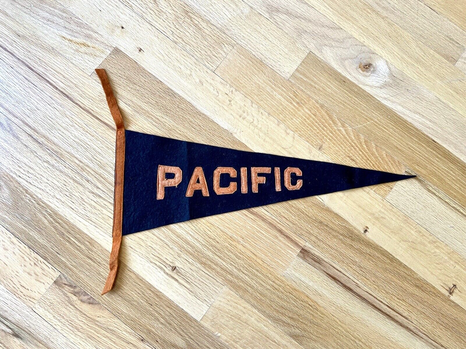 Antique Pacific Felt Pennant Flag