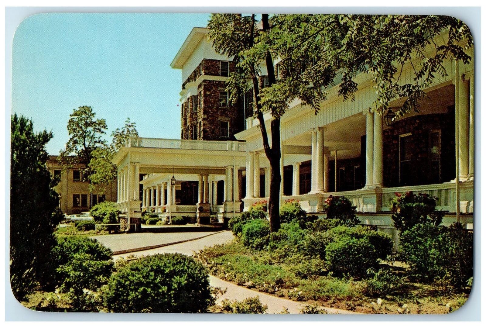 c1950 Battle Creek Sanitarium Health Center Clinic Building Michigan MI Postcard
