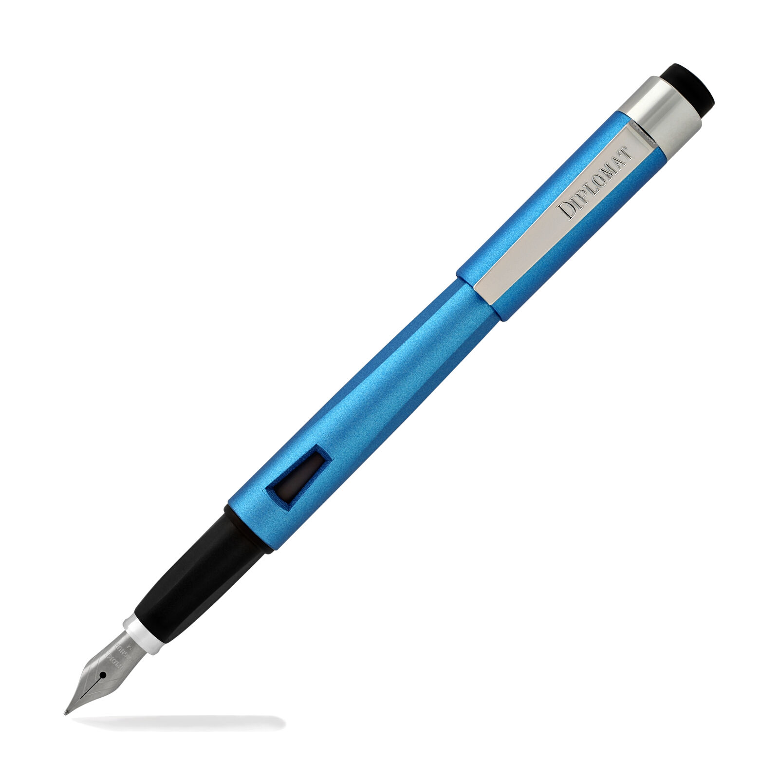 Diplomat Magnum Soft Touch Fountain Pen in Aegean Blue - Extra Fine  - D40903021