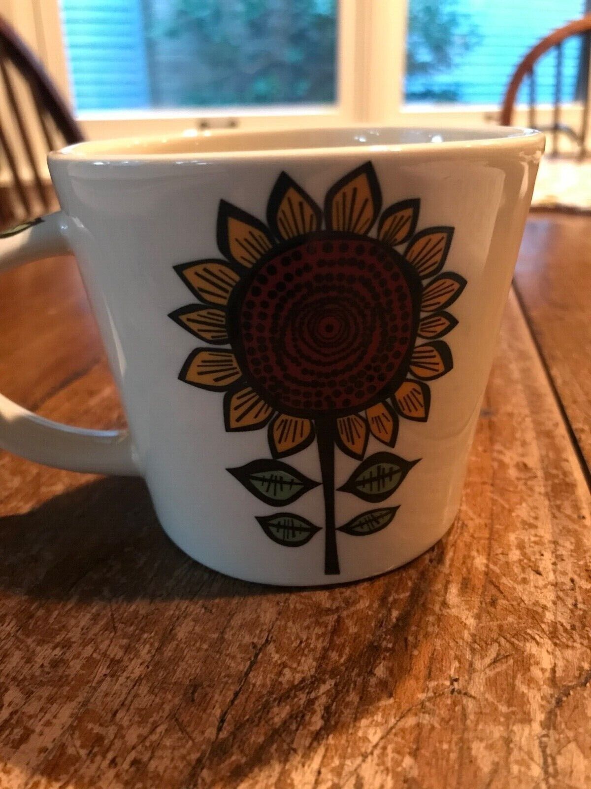 Hannah Turner Sunflower ceramic mug retired - excellent used **