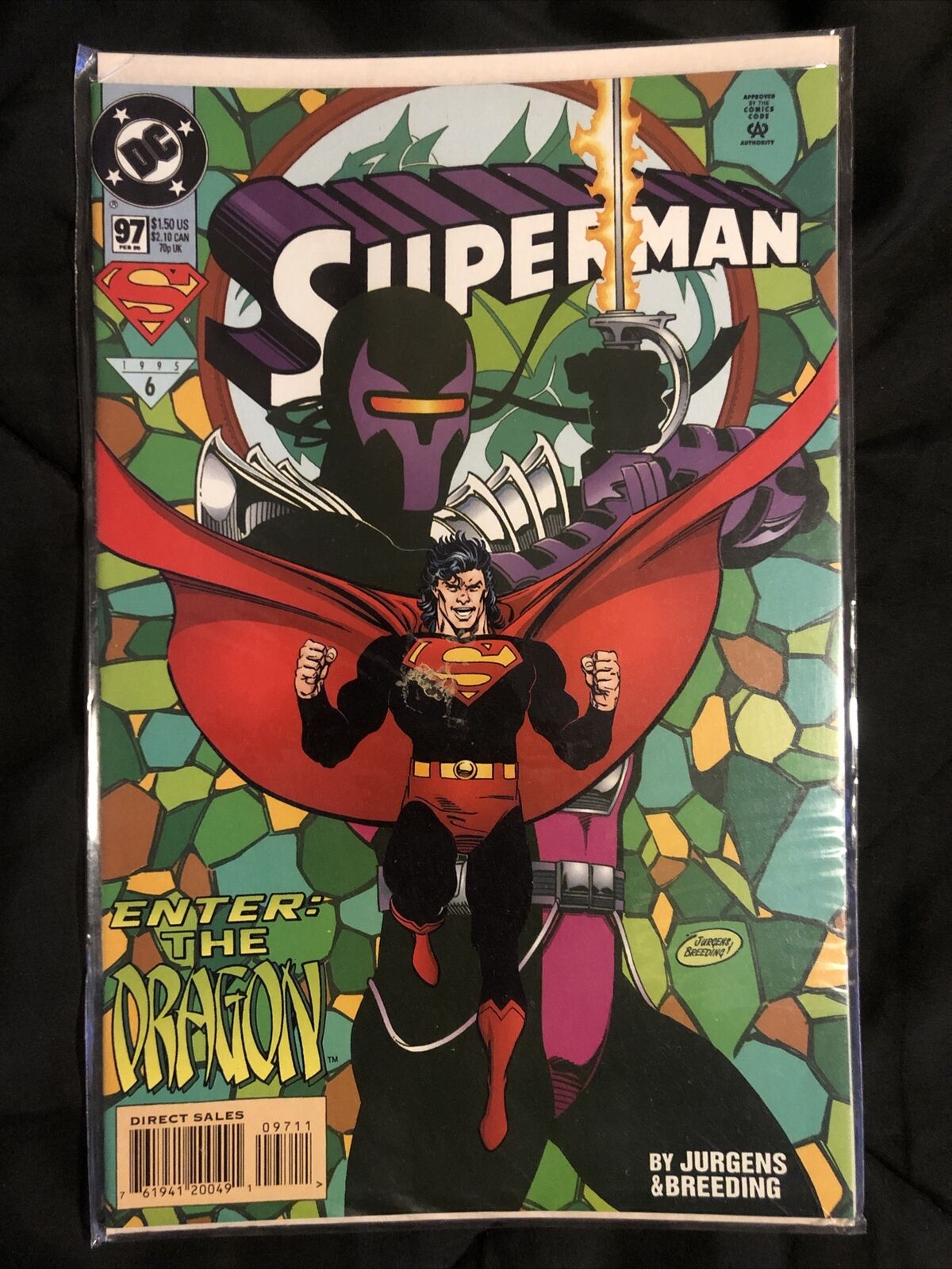 SUPERMAN #97 DC COMICS 1995 BAGGED AND BOARDED 