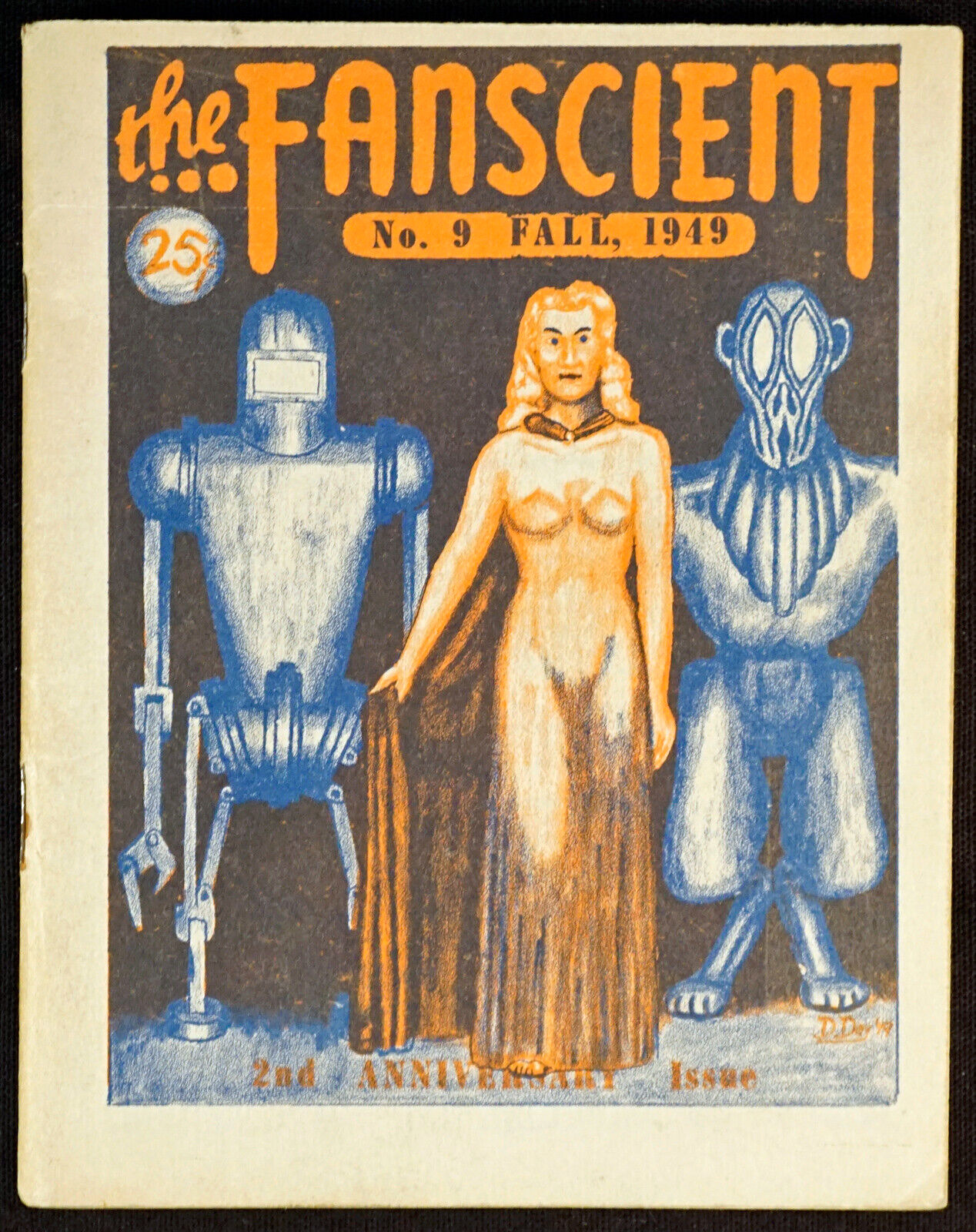 the Fanscient #9 1949 Robert Heinlein checklist Angelman Classic Fanzine RARE