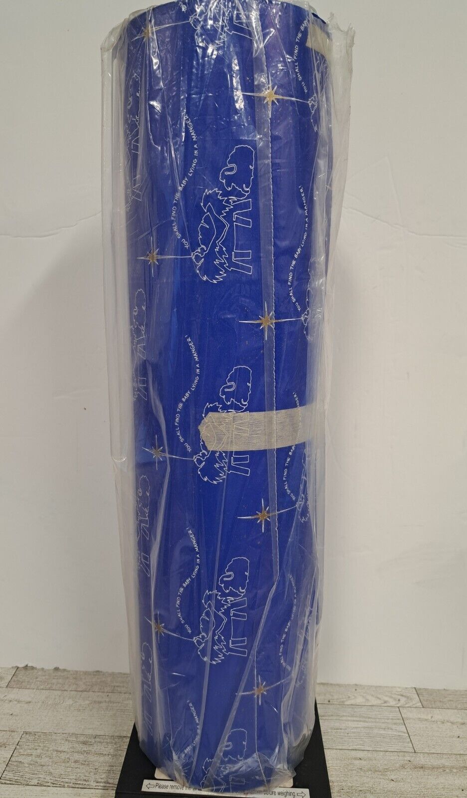 Vtg CHRISTMAS Dept Store Wrapping Paper Roll 20\